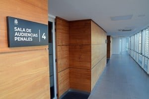 Fachada de la planta de verificación de automotores de Esperanza