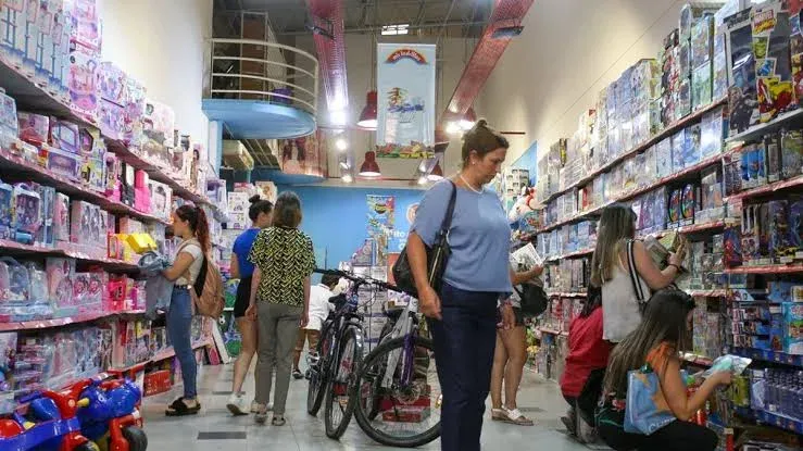 Gráfico de evolución del consumo privado en Argentina