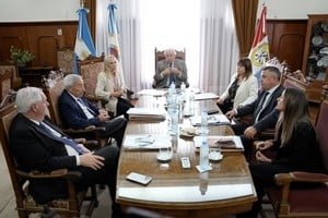 Firma del convenio de distribución de espacios del nuevo Anexo de Tribunales de Santa Fe
