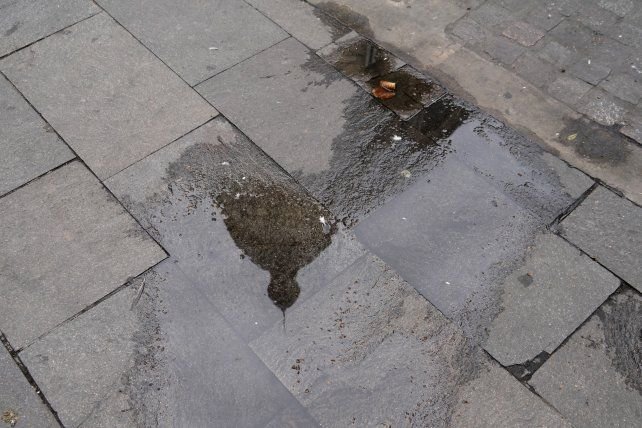 Cielo nublado y lluvia en Rosario
