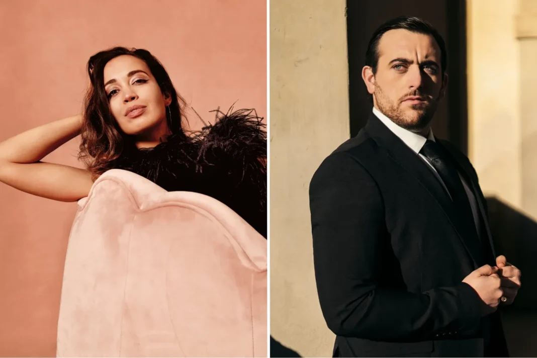 Freddie De Tommaso y Nadine Sierra durante una gala lírica en el Teatro Colón