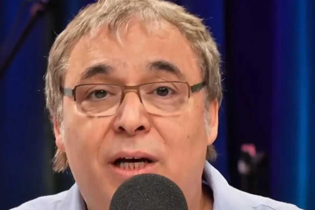 Gabriel Rolón durante una entrevista
