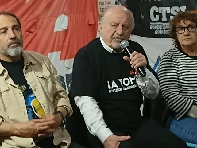 Hugo Yasky durante un acto sindical