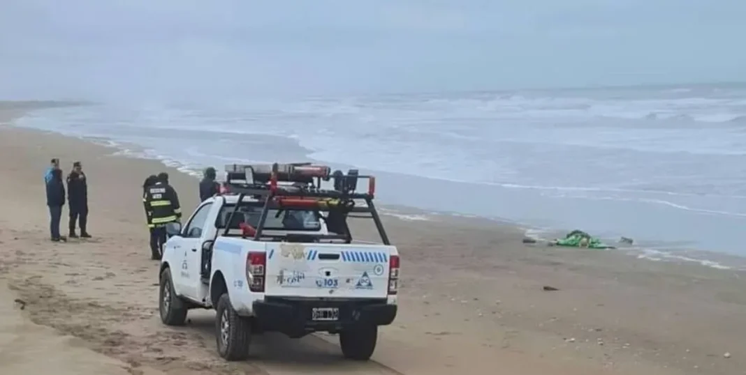 Playa de Las Toninas donde fue hallado el cuerpo de Oscar Barbero