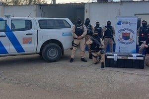 Lingotes de oro secuestrados en un allanamiento en Caleta Olivia