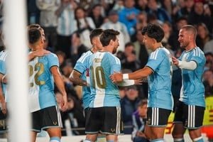 Lionel Messi con la camiseta de la Selección Argentina