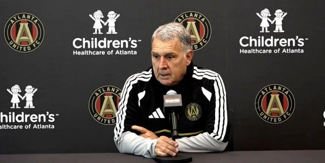 Gerardo Martino durante una conferencia de prensa