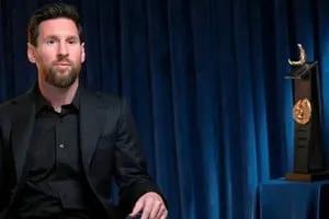 Lionel Messi durante su llegada a Oviedo para recibir el Premio Princesa de Asturias de los Deportes 2026
