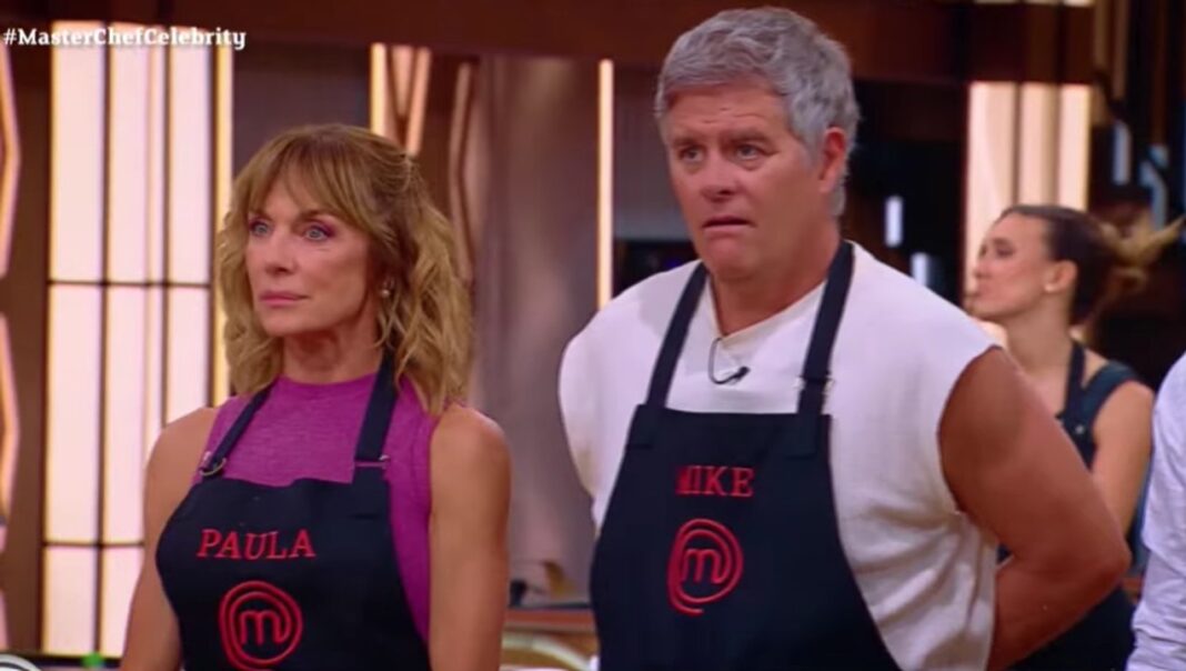Paula Trapani en la cocina de MasterChef Celebrity