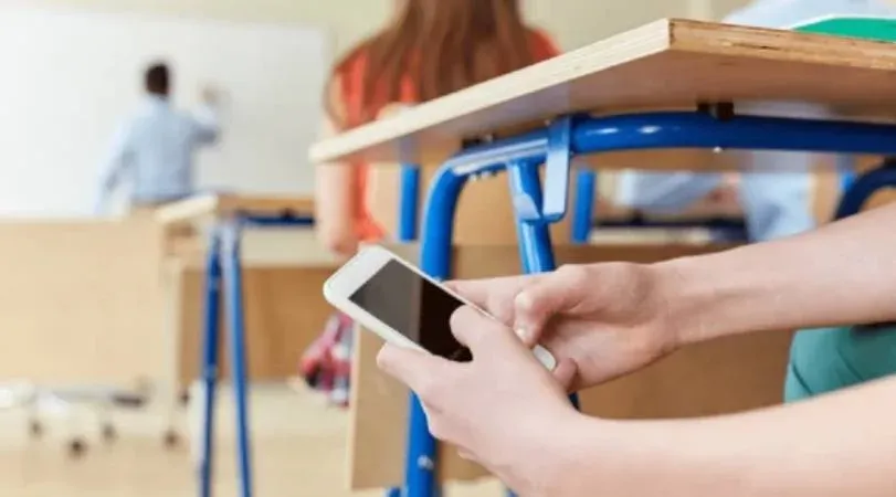 Senado de la provincia de Buenos Aires durante la sanción de la ley que regula el uso de celulares en escuelas secundarias